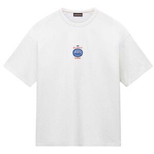 Napapijri Mens Krous Oversized T-Shirt / Heron White